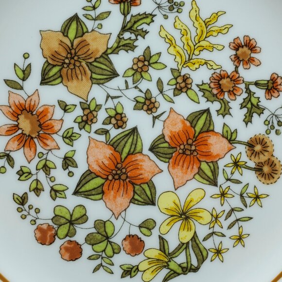 Corelle Indian Summer Bread Plates Corning Floral Dessert Appetizer Plates - Picture 6 of 6